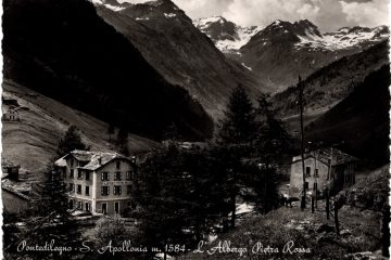 Ponte di Legno - S. Apollonia m. 1584 - L'Albergo Pietra Rossa