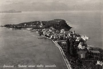 Sirmione - Veduta aerea della penisola