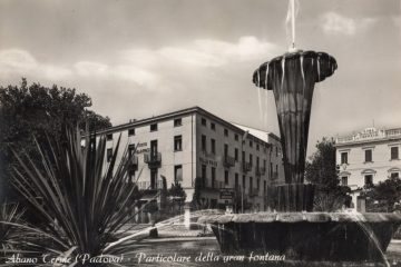Abano Terme - Particolare della gran fontana