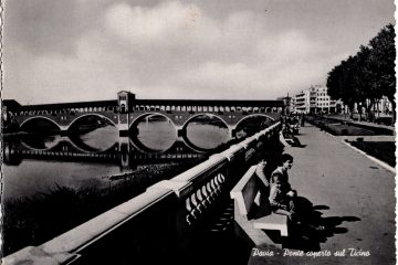 Pavia - Ponte coperto sul Ticino