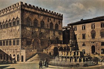 Perugia - Palazzo dei Priori e Fontana maggiore (2)