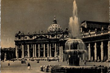 Roma - Piazza San Pietro e Fontana Bernini Roma - Piazza San Pietro e Fontana Bernini