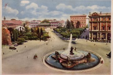 Roma - Piazza dell'Esedra Roma - Piazza dell'Esedra