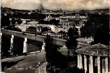 Roma - Tempio di Vesta e Ponti sul Tevere Roma - Tempio di Vesta e Ponti sul Tevere