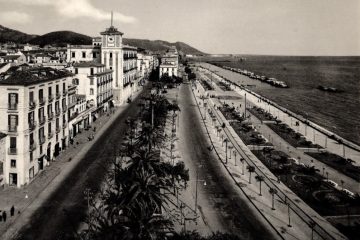 Salerno - Via Roma e il lungomare Trieste