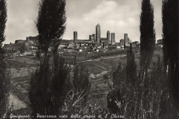 San Gimignano - Panorama dalla strada di S. Chiara