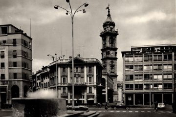 Varese - Piazza Montegrappa e Capanile del Bernascone