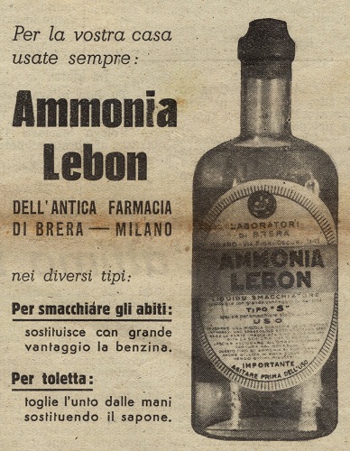 Ammonia Lebon - Fluido smacchiatore